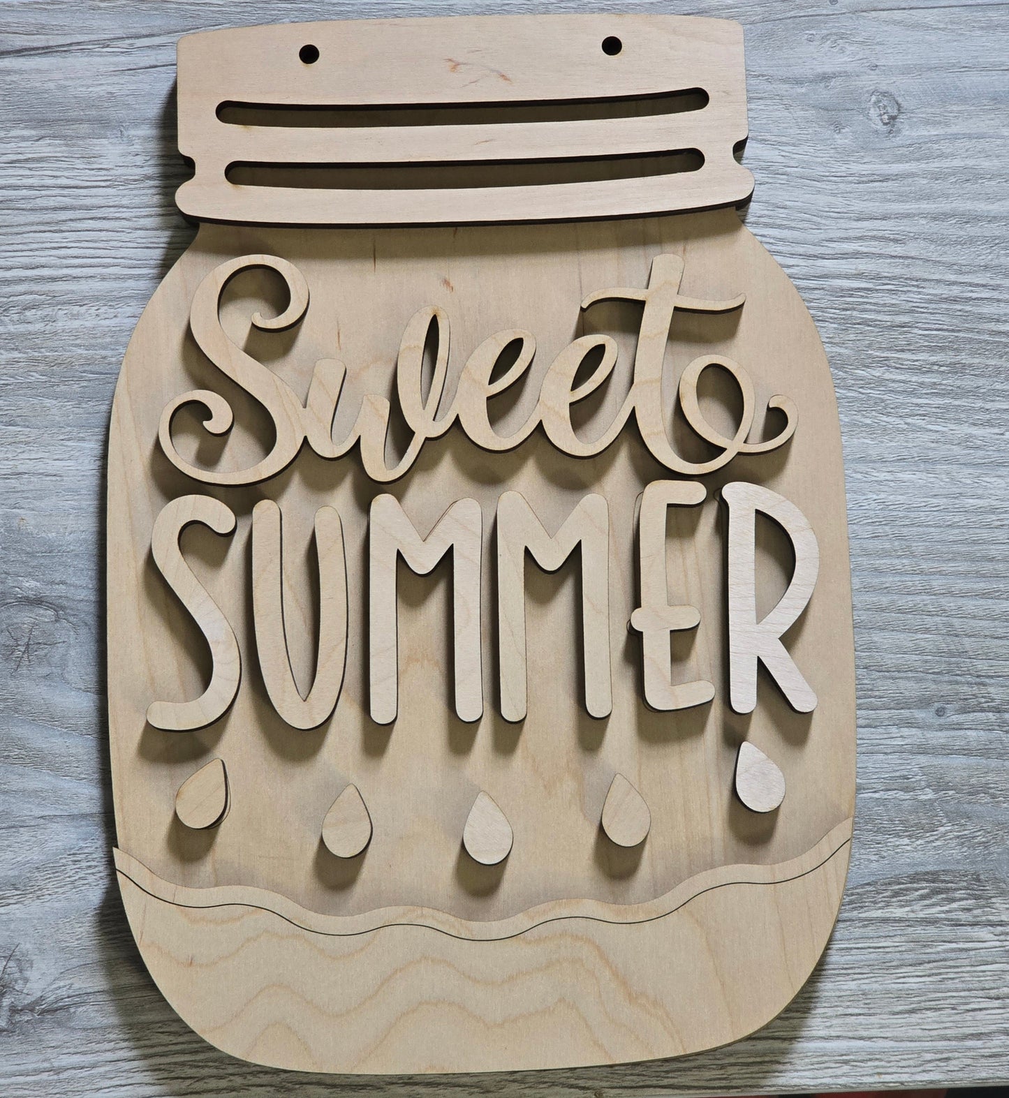 Mason jar signs DIY