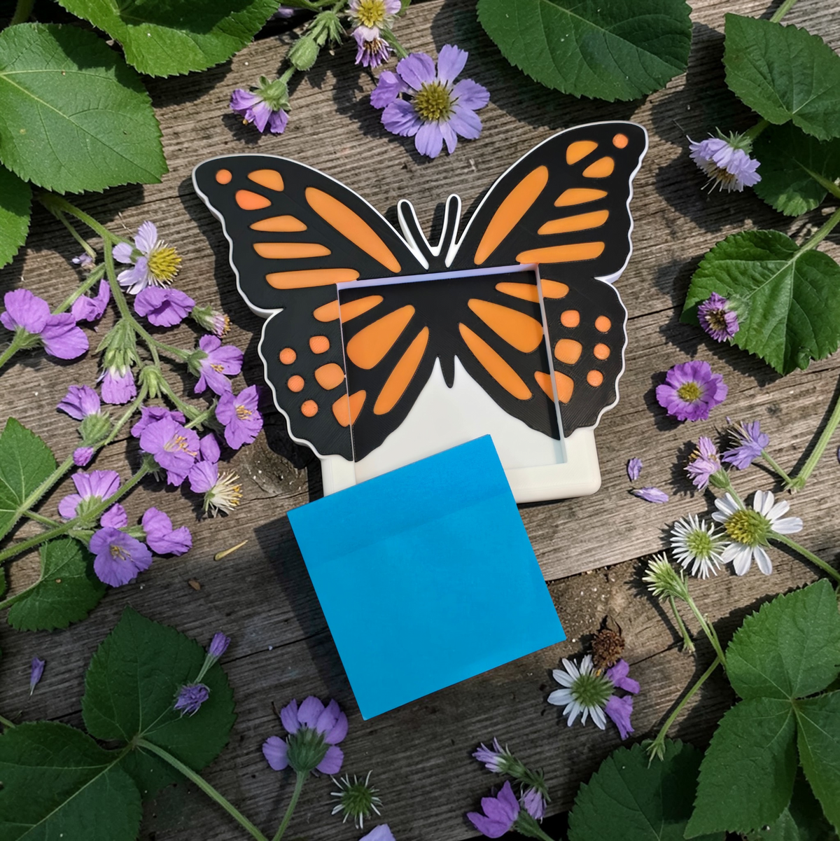 Butterfly Note Sticker 3D printed butterfly sticky note holder – Custom Creations of Iowa