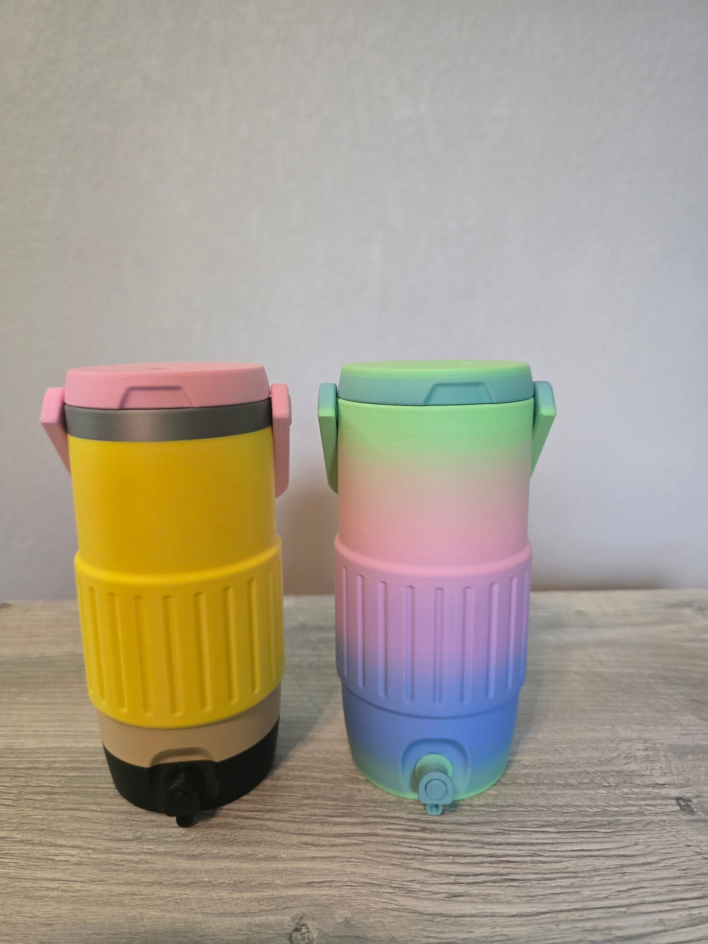 3D printed can cooler pencil and multi color