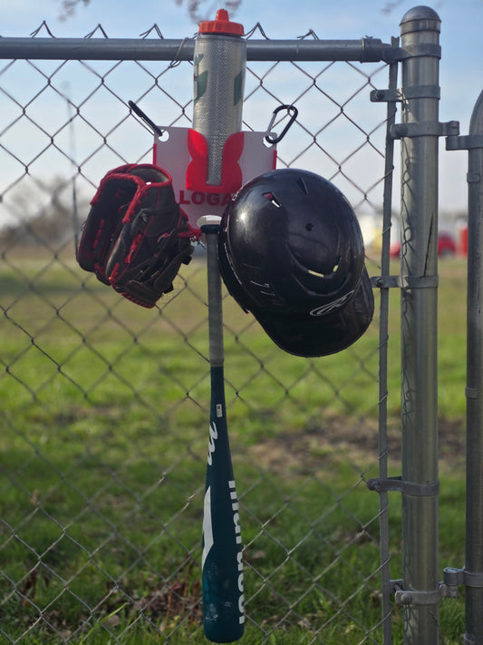 3D printed Dugout organizer baseball softball Personalized with name
