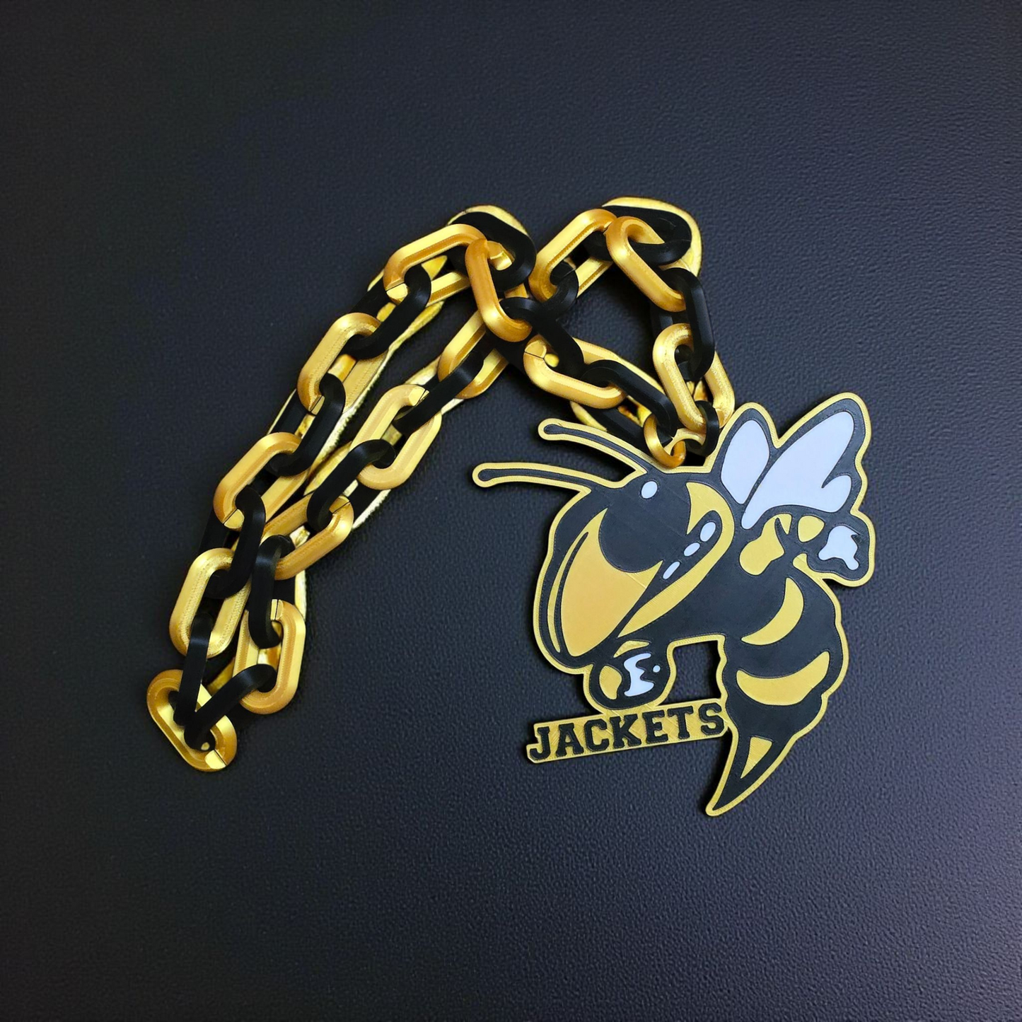 3D printed Hype Chain Necklace Personalized