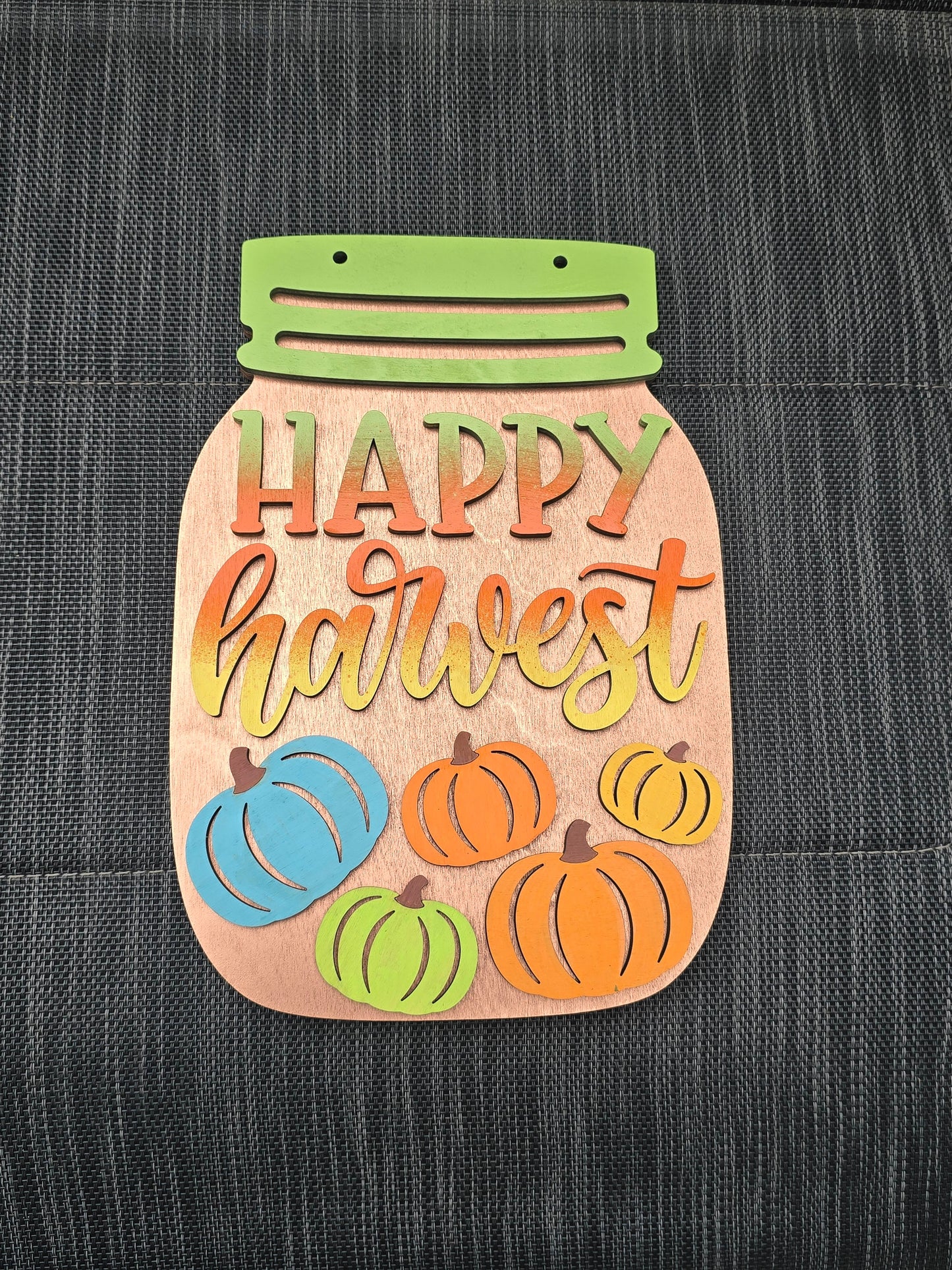 Finished Mason jar signs