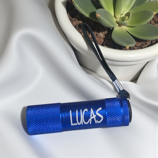 Mini Flashlight  NO BATTERIES!! Personalized