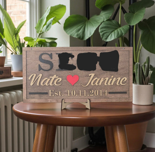 Couple Est Sign smaller personalized