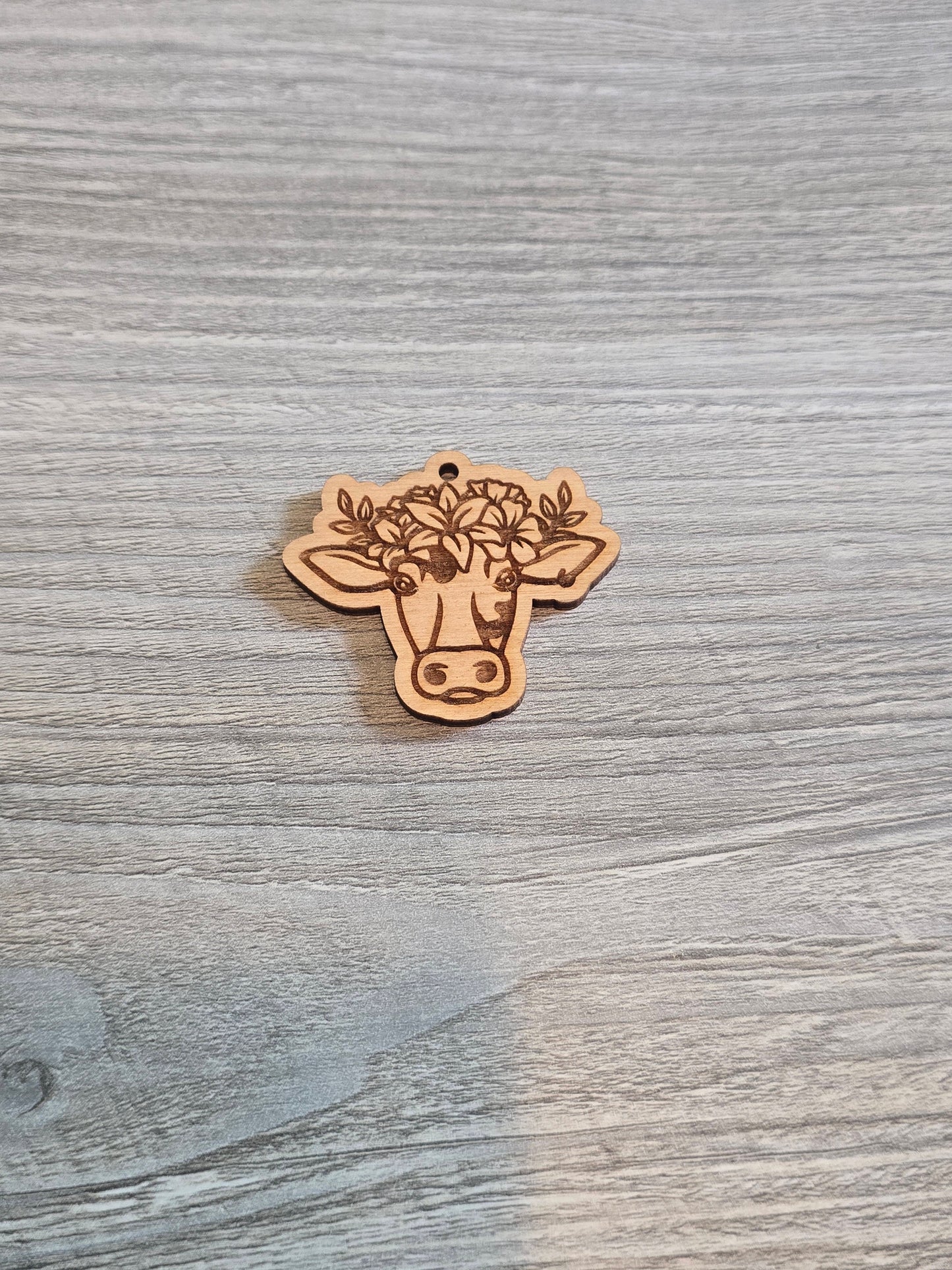 Floral animal keychains