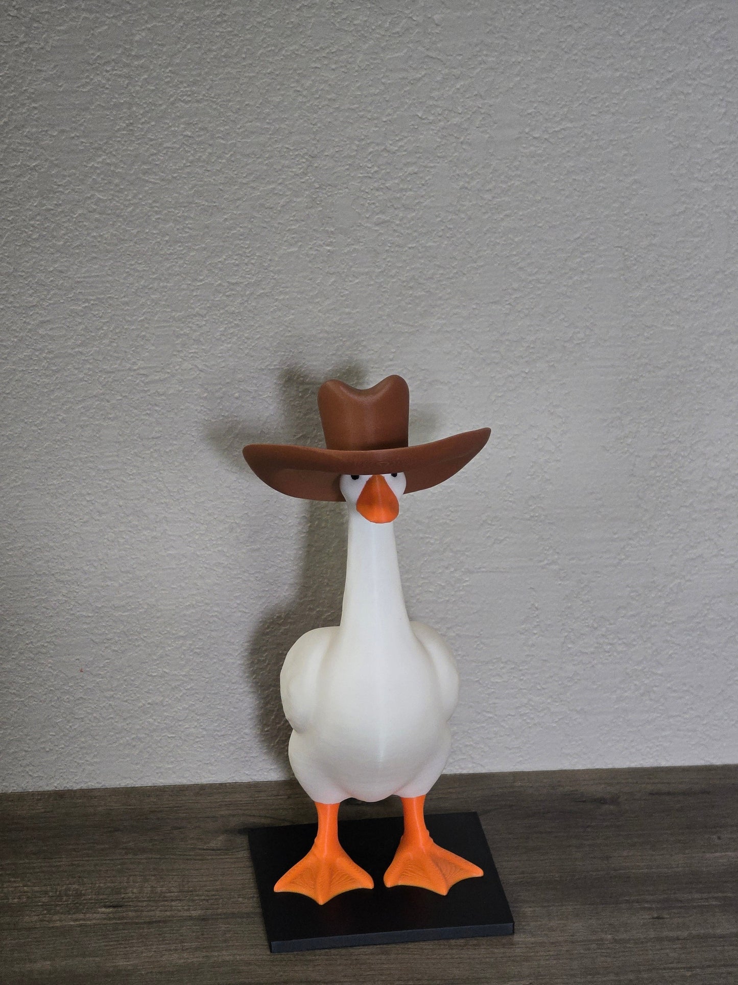 3D printed desk goose and accessories