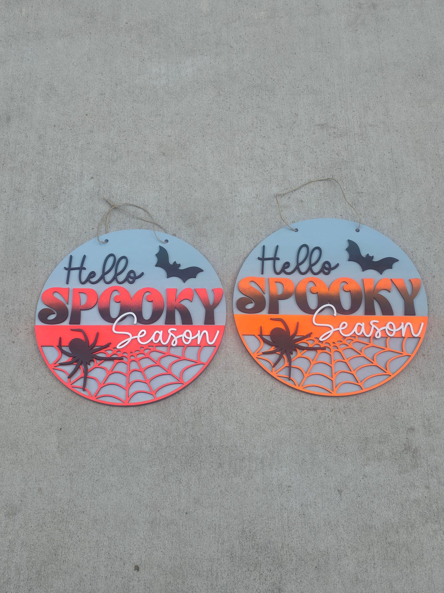 Hello Spooky Season 15" DIY Sign door hanger