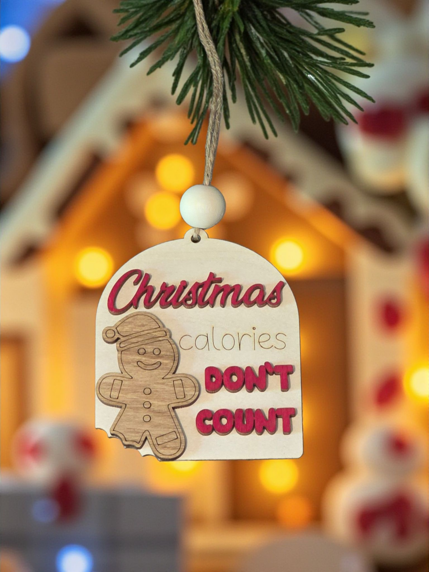 Christmas calories don't count Ornament