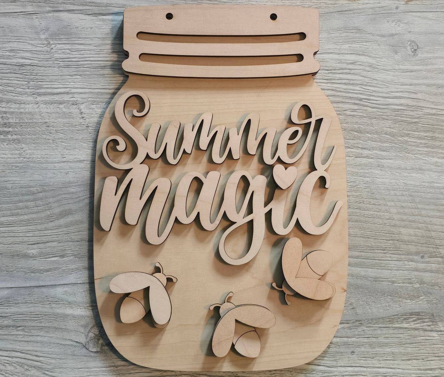 Mason jar signs DIY