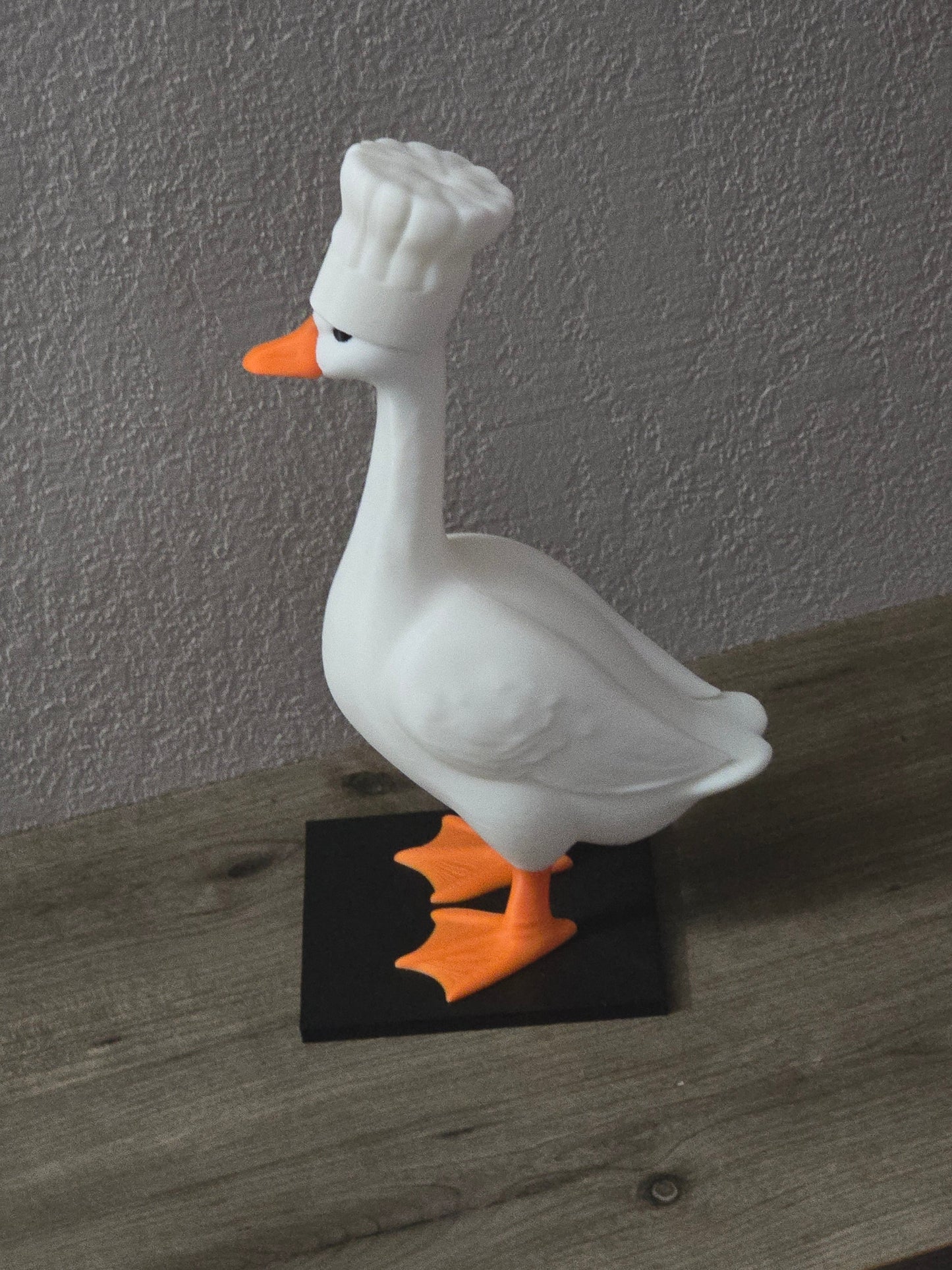 3D printed desk goose and accessories