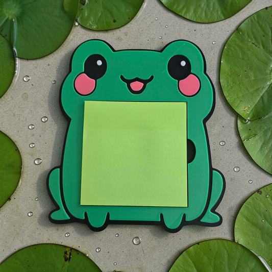 3D printed Frog sticky note holder