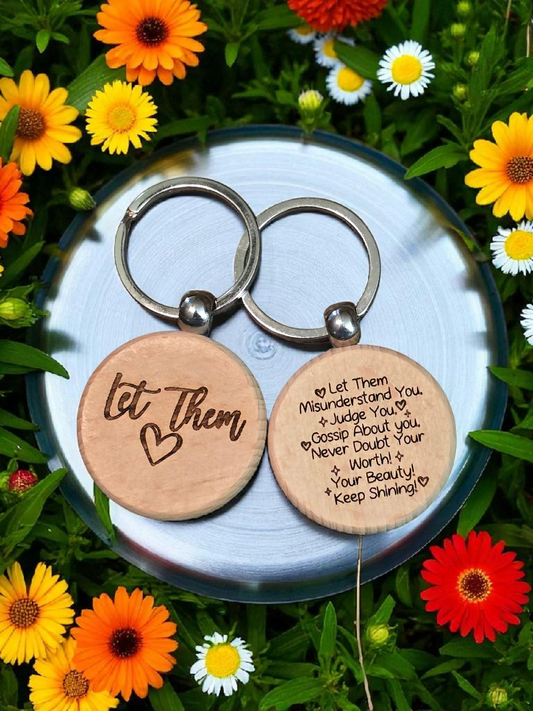 Let them round keychains