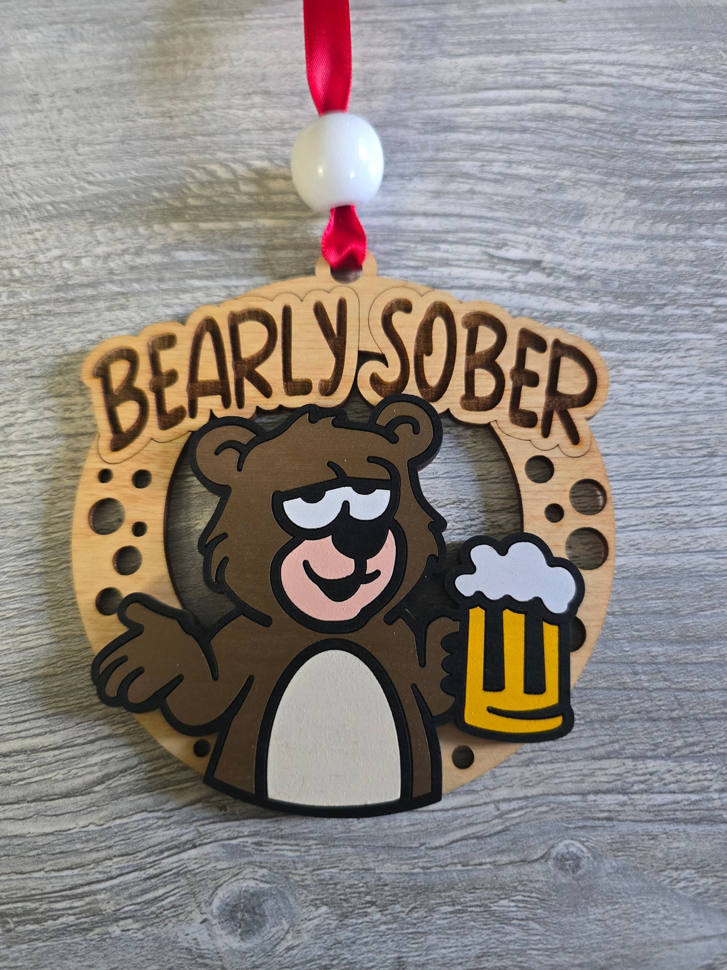 Cheeky F-CAW-F Christmas Ornament