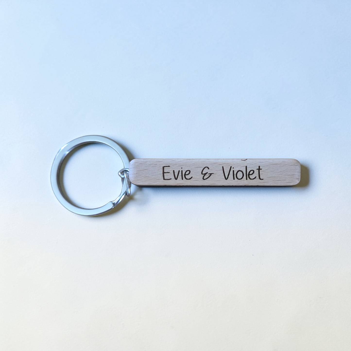 Rectangle keychain I love you this dad belongs to