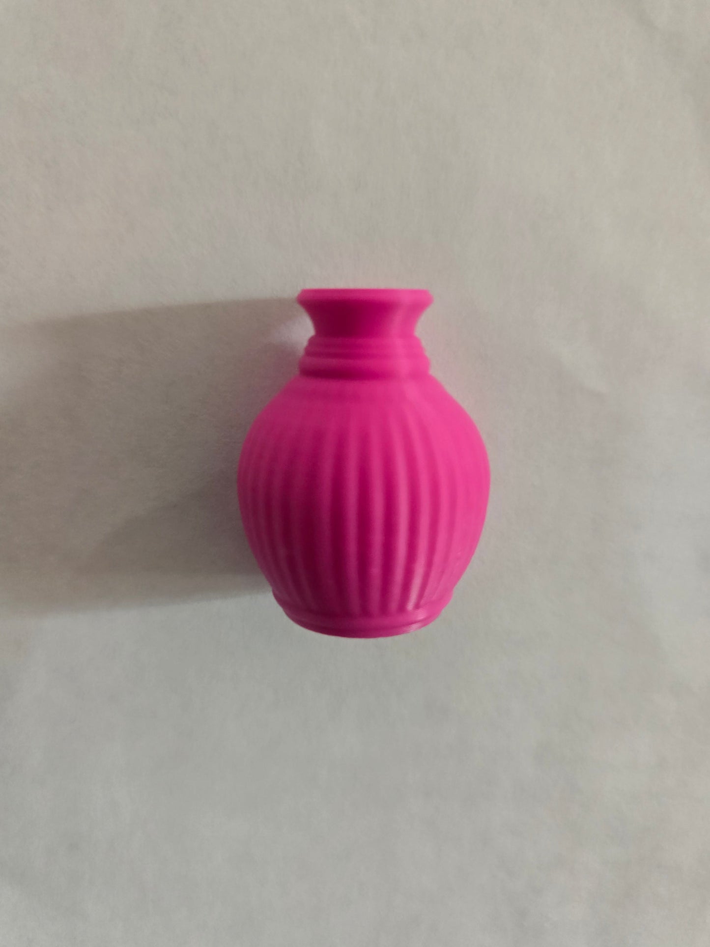 3D printed small flower vase magnet